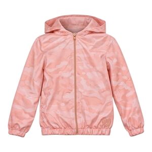Body Glove Windbreaker Pink Orange Chalk Coral Watercolor Jacket Girls Size 7
